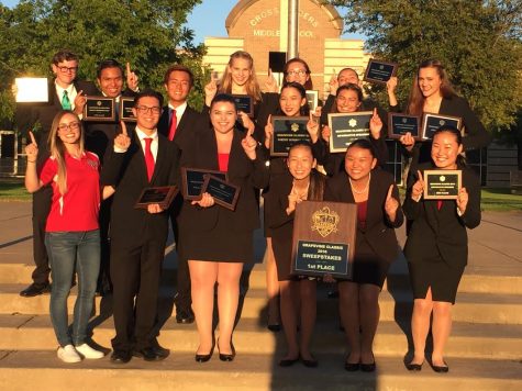 FUHS Speech Team after a successful tournament at the Grapevine International on Sept. 9.