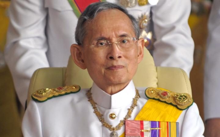 Late  King Bhumibol Adulyadej, who passed away on Oct. 13.

Source: http://www.telegraph.co.uk/