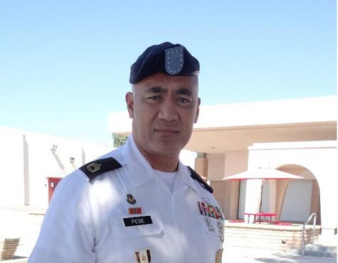 New JROTC instructor Maseleno Pese