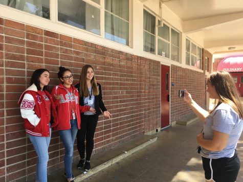 ASB films the Friday Video Announcements. Photo by Emily Caluya.