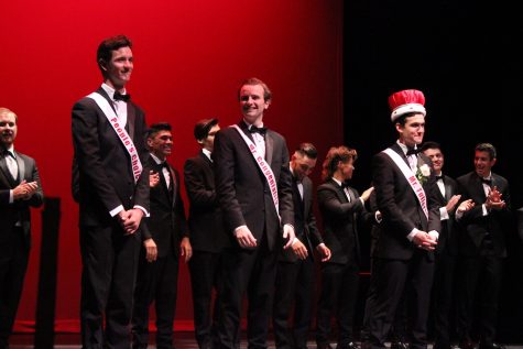 Bryce Abernathy, Josiah Haugen, and Matthew Flynn all stepped forward after they learned they had each one a title. Photo by Luis Perez