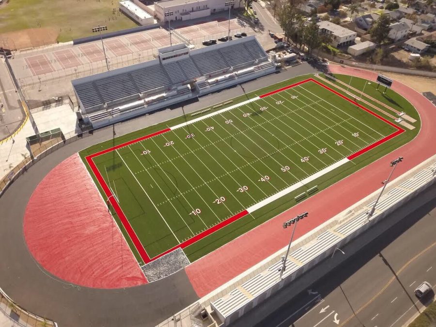 Out with the old, in with the new: FUHS new track