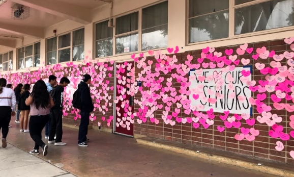 Where is the Love spirit week promoted kindess and love. Photo courtesy of Jacquelin Arreola and Maya Chavez.
