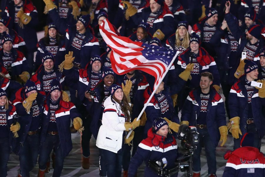 Team USA showcases their athletes at the opening ceremony. Photo courtesy of Google Images.