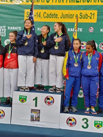 Natalie Hertogh, on the middle right, with her teammates
Photo Cred: via Natalie Hertogh