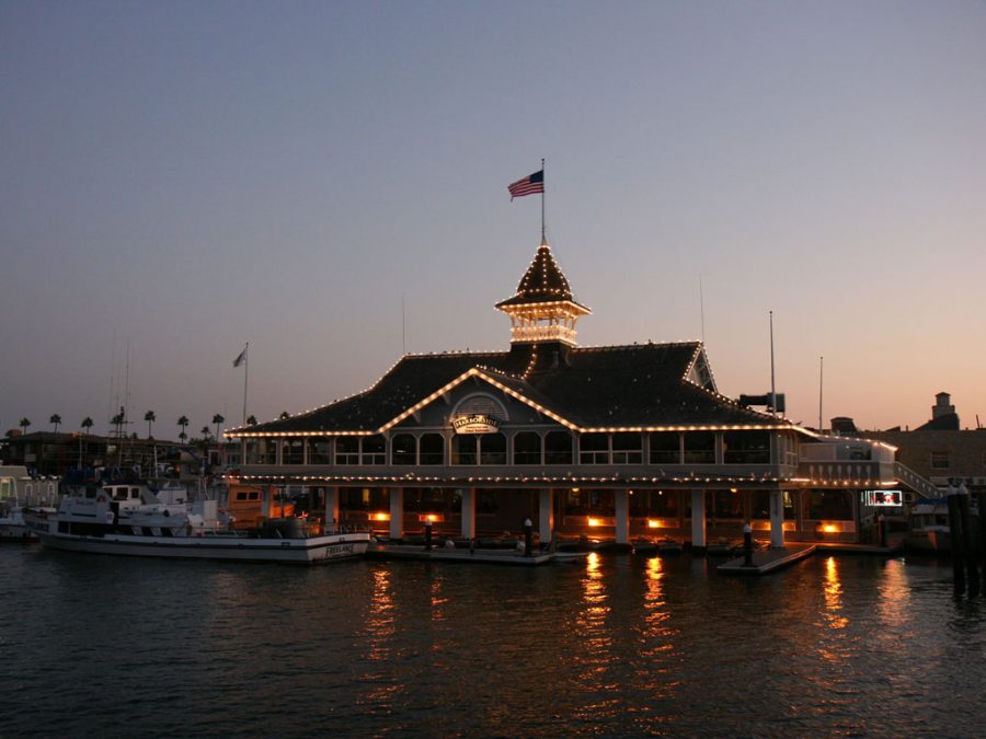 Photo of the Balboa Pavilion. Photo courtesy of Wikimedia Commons.