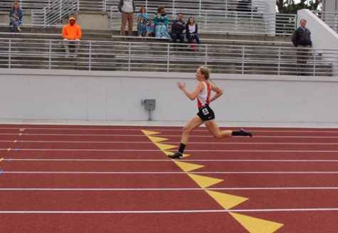 Rosemary’s personal record in the 400m race is 57.89 seconds. Photo courtesy of Rosemary Kehoe.