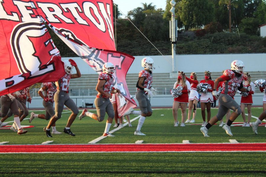 The FUHS football team ended their season with a 35-28 win against Sonora April 16. Photo by Alexandra Williams.