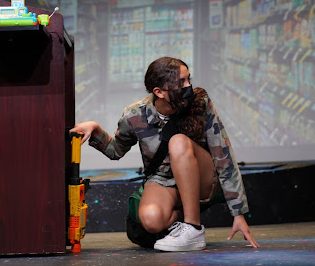 Sophomore Karisma Beltran performed in Skies The Limit: Stories from Orangethorpe in the Little Theater on Dec. 1 and Dec. 2. The eight vignettes were based on stories written by elementary school children.