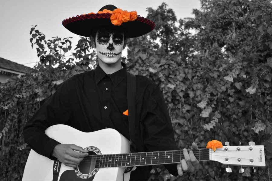 One of Jazmin’s favorite photos is the one she submitted for the Ofrendas Gallery. Friend Rodrigo Magallon was her model. 