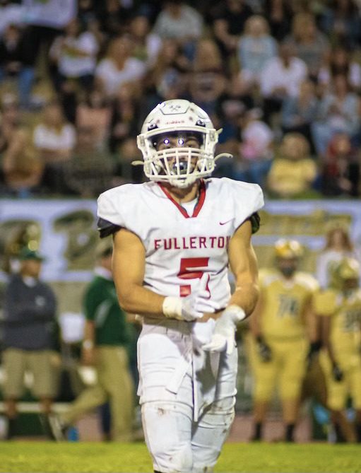 Senior Ryan Knight earned Most Valuable Player at Fullertons football banquet. Knight credits his coaches for holding him accountable. “My coaches have always been a big part of why I’m successful and have kept me on track all four years,” Knight said.