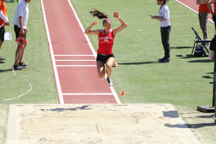 Junior Haley Won holds the school record in the triple jump along with having the seventh fastest 300m hurdles time.