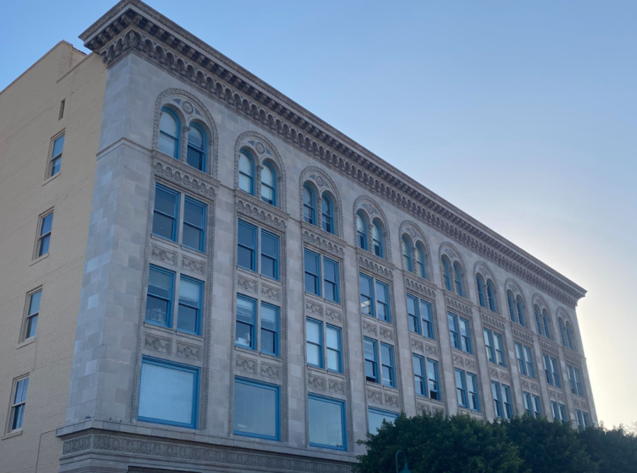 The Chapman building was built by one of the founders of Fullerton. Guests who take the Fullerton Museum Tour will learn more about how people died on site during its construction.