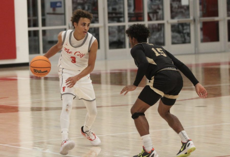 Four-year varsity point guard senior Christian Hubbard (pictured) led the Tribe with 24 points in their 54-48 loss against West High School. Hubbard leads the team with an average of 14.7 points per game. The Indians (8-6) lost their first three games of pre-season in the Rumble for Rosecrans Tournament. Despite their difficult start, the Indians delivered a 4-game winning streak to get the team back on track. Sophomore Andre Welch led the Indians to their first victory with 12 points in a 79-22 against Torres High School. The Indians will have their first away league game on Jan. 4 against Sunny Hills.