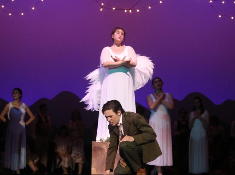 After dancing during “She’s Gone,” Elisaldez acts as the gravestone angel  over Mama Cane’s resting place.