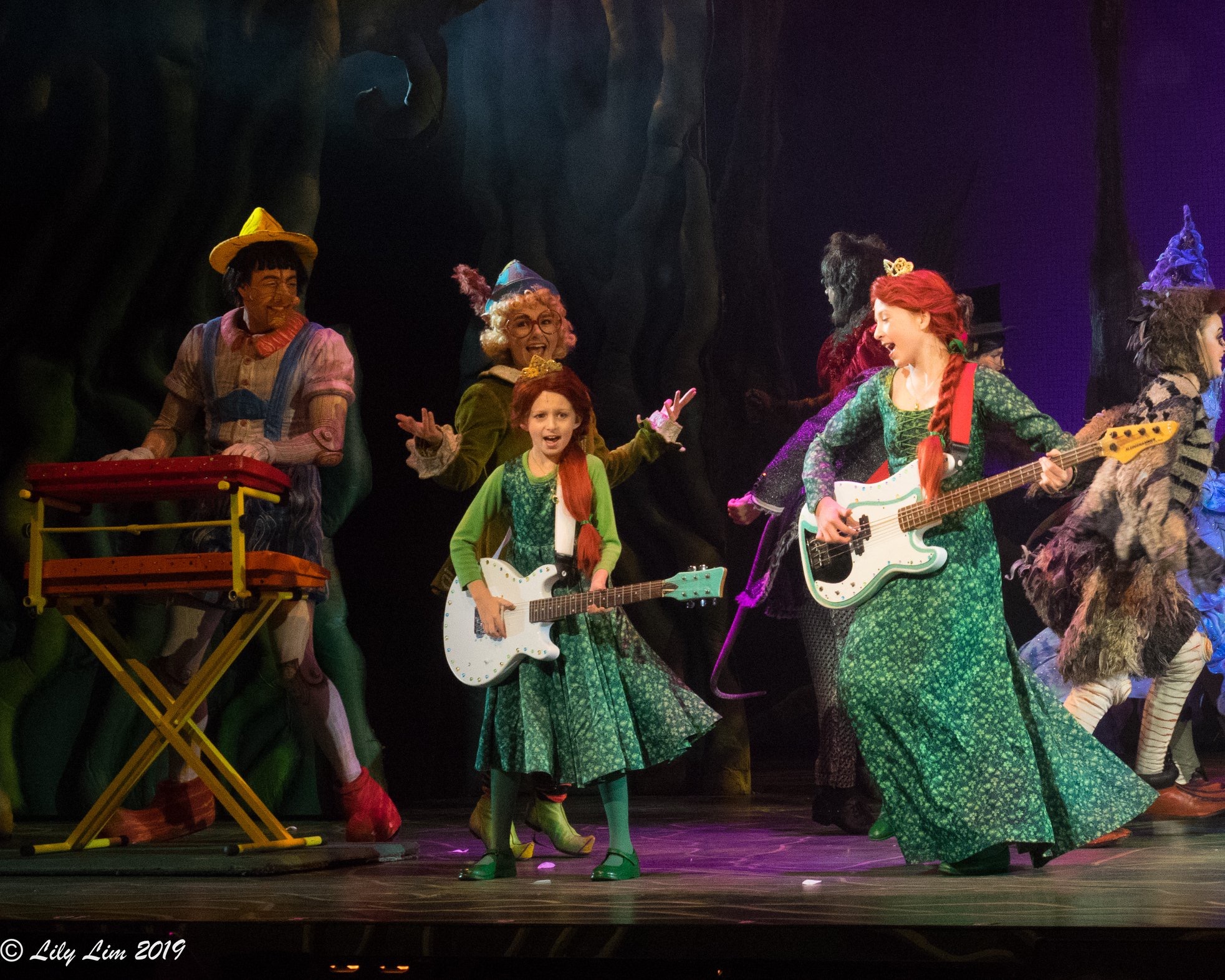 Noelle Lidyoff performed in Shrek as young Fiona at Cerritos Performing Arts Center in 2019. Photo by Lily Lim for 3D Theatricals.