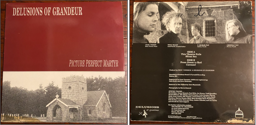 Picture Perfect Martyr, the first of two albums by Delusions Of Grandeur released in 1992.