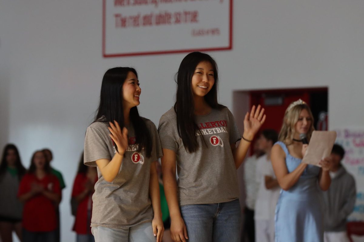 Senior Karly Kakimoto and sophomore Addison Seo are proud that their basketball team qualified for CIF.