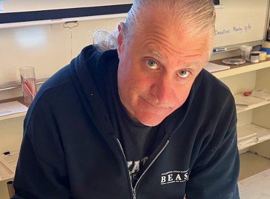 Art teacher Scott Hudson will retire this week.
