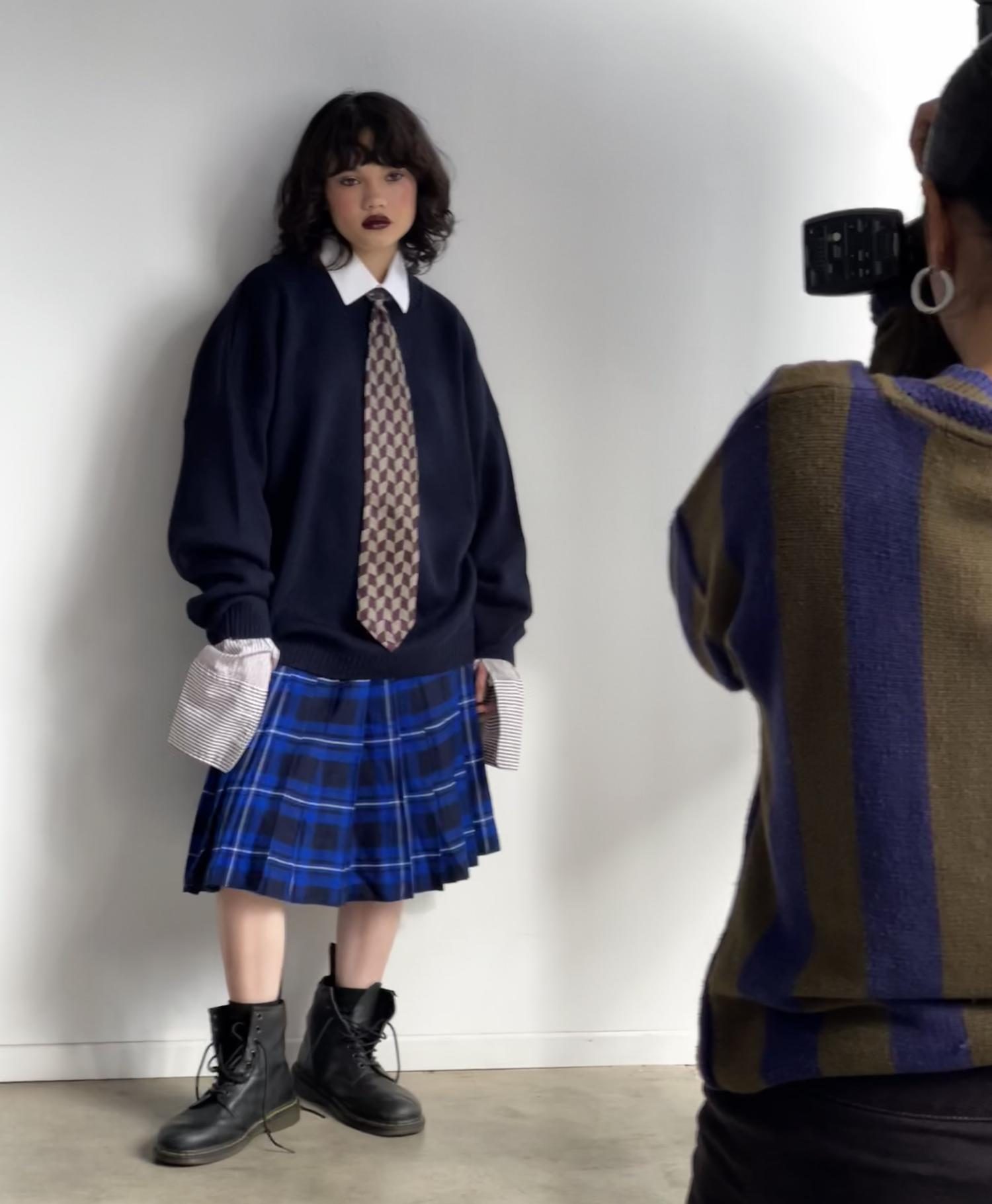 Marenco posing for "Doom Generation" in 2023. (Photo courtesy of Sailor Marenco)