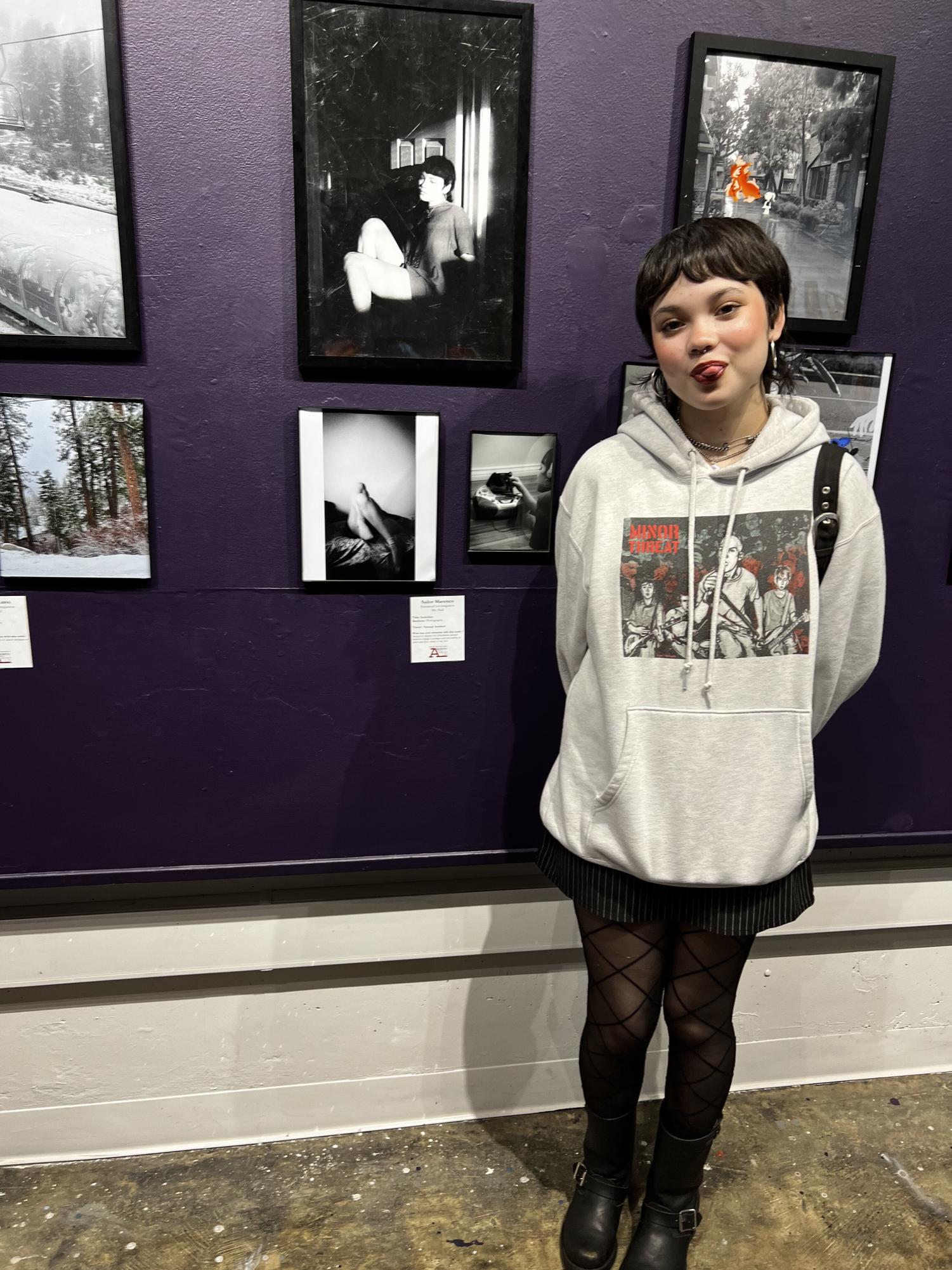 Marenco at her last AP Photography gallery. (Photo courtesy of Sailor Marenco)
