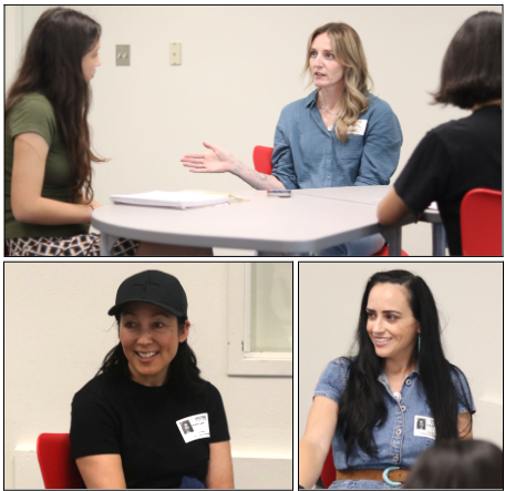 The Tribe Tribune interviewed several members of the Community Action Council including (top) parent Lindsay Braun, (left) parent Keiko Suda and (right) community member Jody Vallejo. In addition to advising the school on the process for selecting a new mascot, they emphasized the need to educate the community about why using an Indian mascot can be harmful. 