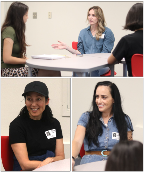The Tribe Tribune interviewed several members of the Community Action Council including (top) parent Lindsay Braun, (left) parent Keiko Suda and (right) community member Jody Vallejo. In addition to advising the school on the process for selecting a new mascot, they emphasized the need to educate the community about why using an Indian mascot can be harmful. 