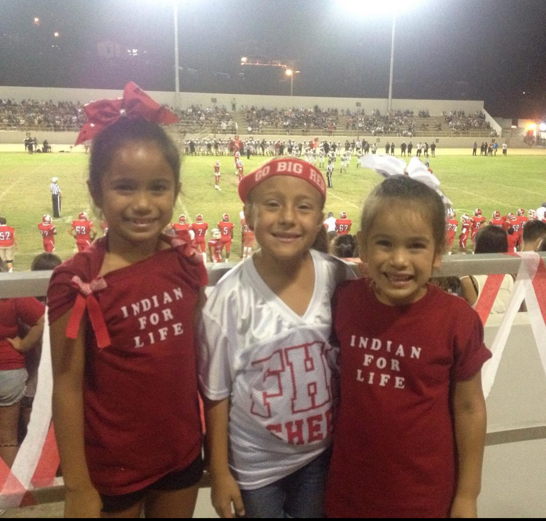 (From left to right) Senior Audrina Gomez, senior Sunnie Dominguez and sophomore Selena Gomez grew up as part of the FUHS community.