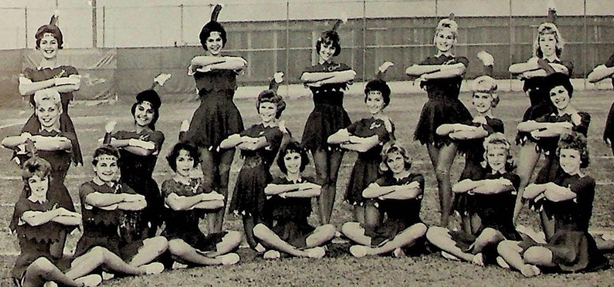 The Featherettes in the 1961 yearbook.