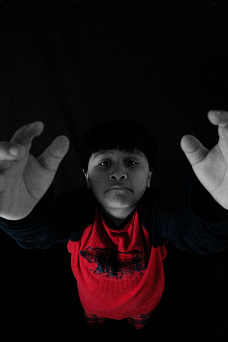 Junior Adrian Hidalgo-Marchan's sustained investigation project focused on the innocence of younger children. The subject in the photos is his nine-year-old brother, who was chosen because of his representation of innocence. Hidalgo-Marchan says that this photo is meant to depict a child hoping to be picked up, but is ultimately forgotten. In order to capture this, Hidalgo-Marchan used his own personal camera and tried his hardest to get his brother to cooperate. “The hardest challenge was having my brother and the items in the position I wanted them to be,” said Hidalgo-Marchan.