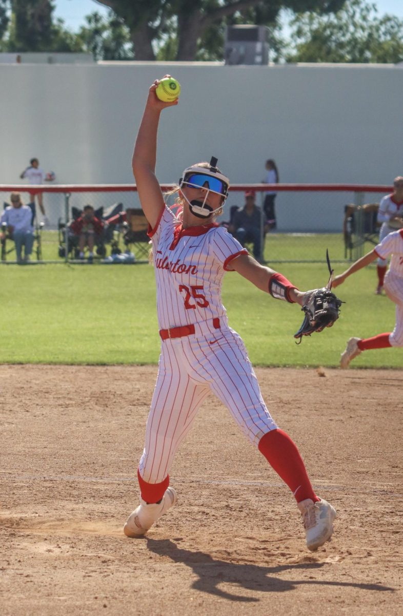 Junior pitcher Katelynn Mathews has pitched 12 wins and 0 losses this season.
