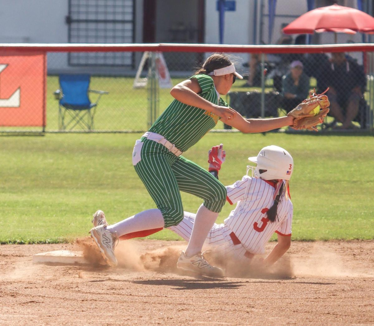 Freshman Aubrie Naranjo has 4 stolen bases and scored 10 runs this season.